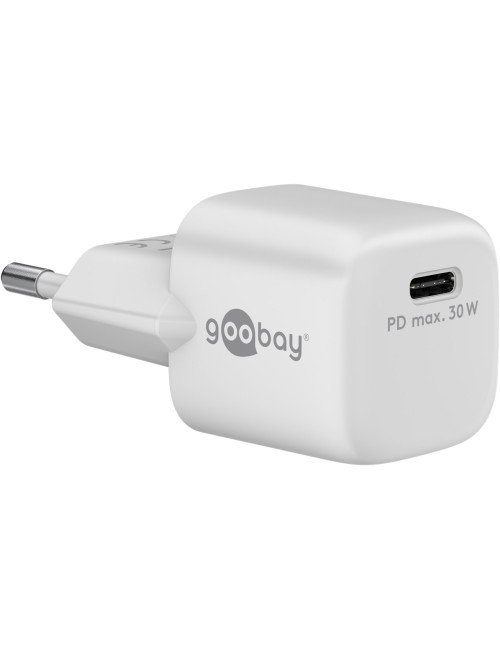 Goobay | USB-C PD GaN Fast Charger Nano (30 W) | 59716 | N/A