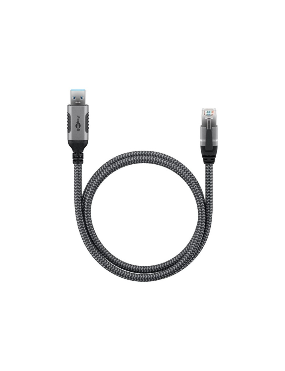 Goobay USB-A 3.0 to RJ45 Ethernet Cable, 1 m | 70299