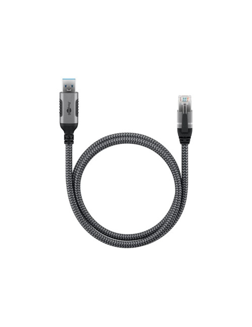 Goobay USB-A 3.0 to RJ45 Ethernet Cable, 1 m | 70299
