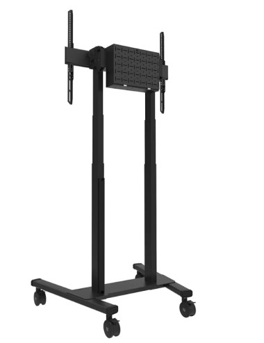 Neomounts Floor stand | FL55-875BL1 TV trolley | Adjustable Height | 55-100 " | Maximum weight (capacity) 110 kg | Black