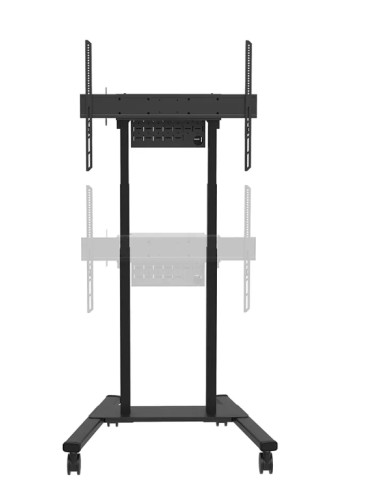 Neomounts Floor stand | FL55-875BL1 TV trolley | Adjustable Height | 55-100 " | Maximum weight (capacity) 110 kg | Black