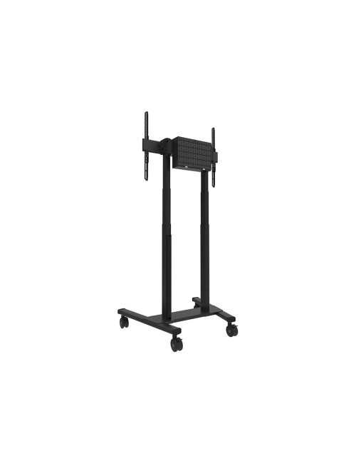 Neomounts Floor stand | FL55-875BL1 TV trolley | Adjustable Height | 55-100 " | Maximum weight (capacity) 110 kg | Black