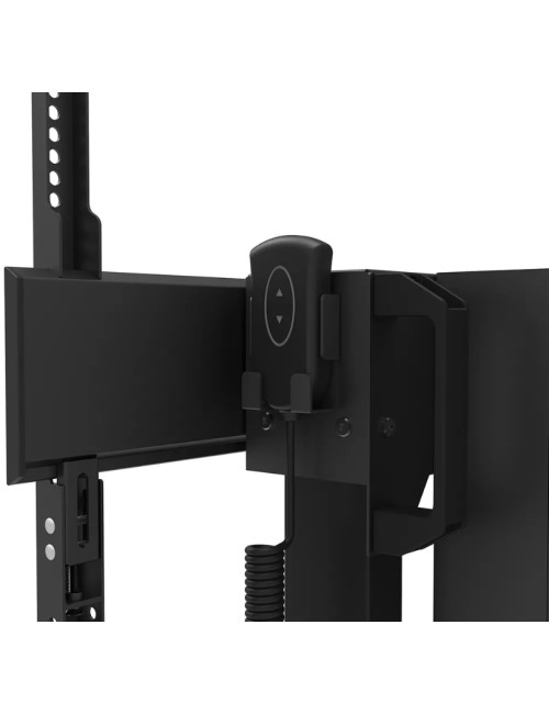 Neomounts Floor stand | FL55-875BL1 TV trolley | Adjustable Height | 55-100 " | Maximum weight (capacity) 110 kg | Black