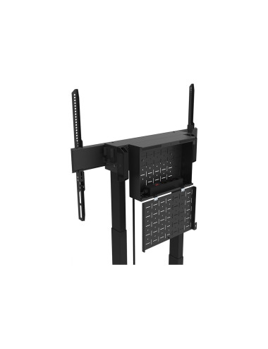 Neomounts Floor stand | FL55-875BL1 TV trolley | Adjustable Height | 55-100 " | Maximum weight (capacity) 110 kg | Black