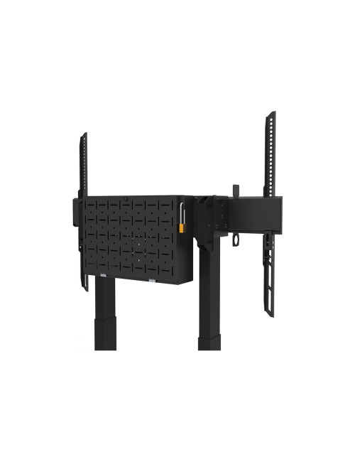 Neomounts Floor stand | FL55-875BL1 TV trolley | Adjustable Height | 55-100 " | Maximum weight (capacity) 110 kg | Black