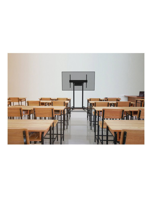 Neomounts Floor stand | FL55-875BL1 TV trolley | Adjustable Height | 55-100 " | Maximum weight (capacity) 110 kg | Black