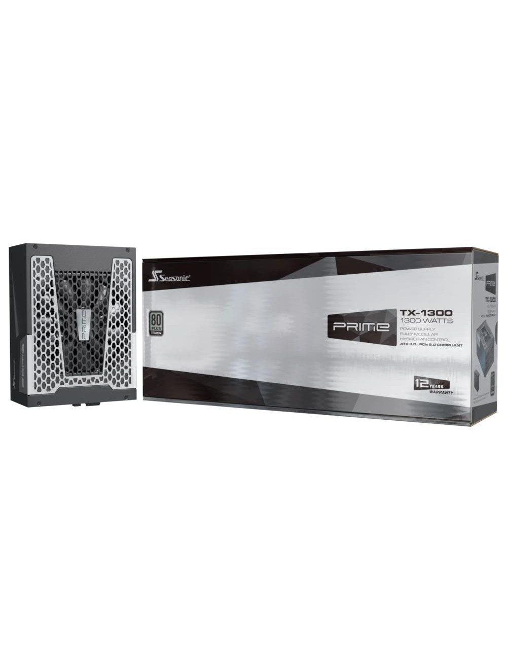 Power Supply|SEASONIC|PRIME TX ATX 3.0|1300 Watts|Efficiency 80 PLUS TITANIUM|MTBF 100000 hours|PRIME-TX-1300-ATX30