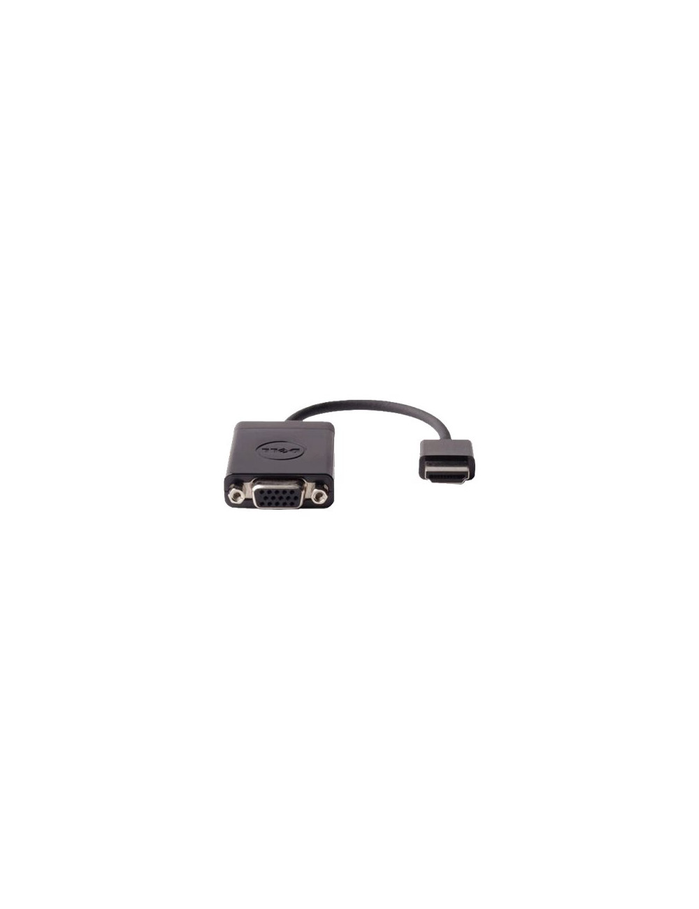 Dell | Adapter HDMI to VGA | 470-ABZX | Black | HDMI - Male | HD-15 (VGA) - Female