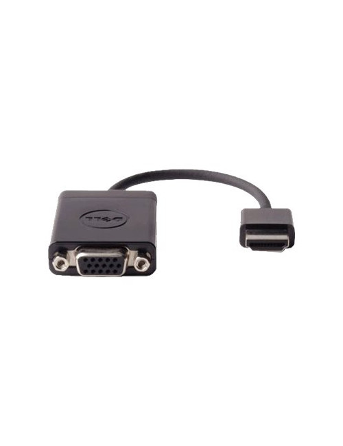 Dell | Adapter HDMI to VGA | 470-ABZX | Black | HDMI - Male | HD-15 (VGA) - Female