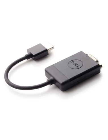 Dell | Adapter HDMI to VGA | 470-ABZX | Black | HDMI - Male | HD-15 (VGA) - Female