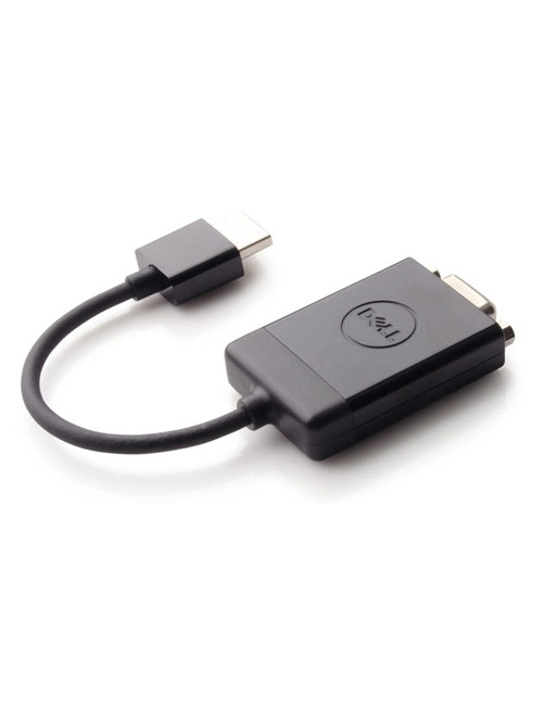 Dell | Adapter HDMI to VGA | 470-ABZX | Black | HDMI - Male | HD-15 (VGA) - Female