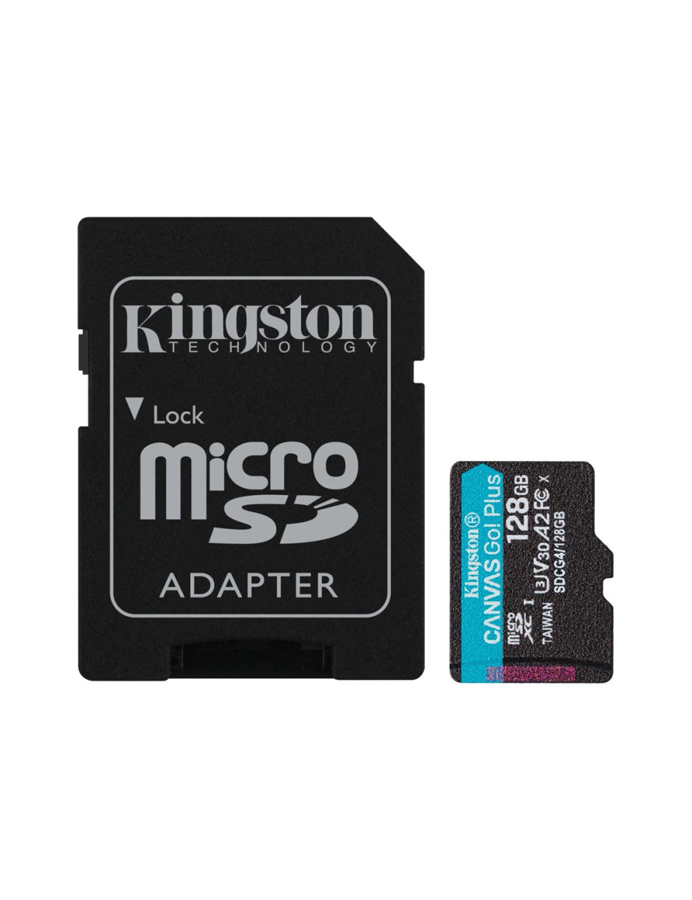 Kingston | Canvas Go! Plus | 128 GB | microSD | Flash memory class Class 10, UHS-I, U3, V30, A2