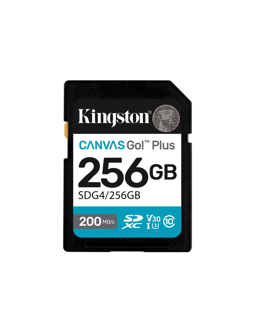 Kingston | Canvas Go! Plus | 256 GB | SD | Flash memory class Class 10, UHS-I, U3, V30