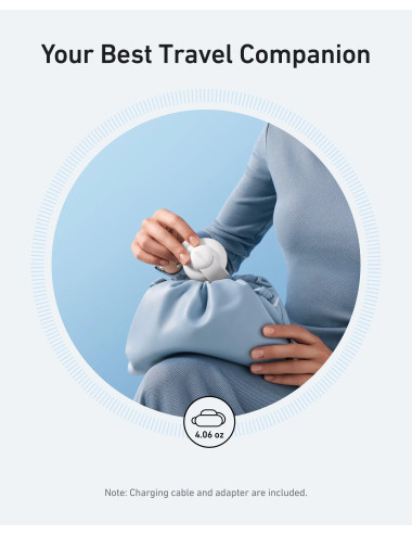 Anker MagGo Wireless Charging Station (3-in-1, Foldable Pad), White