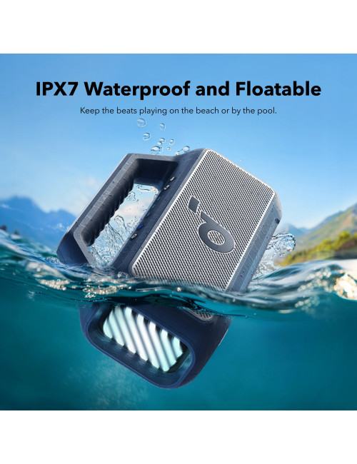 Anker Soundcore Speaker | Boom 2 | 80 W | Waterproof | Bluetooth | Blue | Portable | Wireless connection