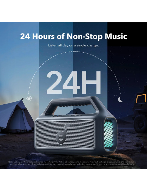 Anker Soundcore Speaker | Boom 2 | 80 W | Waterproof | Bluetooth | Blue | Portable | Wireless connection