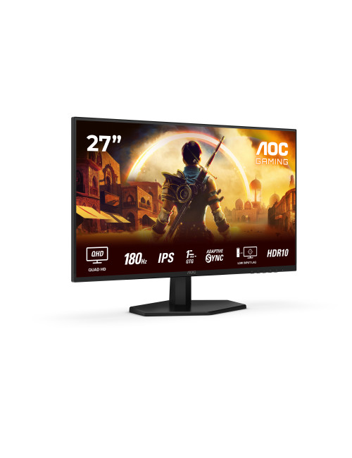 AOC Q27G42XE | 27 " | IPS | QHD | 16:9 | 180 Hz | 1 ms | 2560 x 1440 pixels | 300 cd/m | HDMI ports quantity 2 | Black