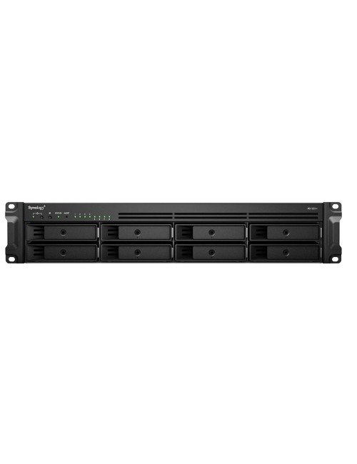 Synology Rack NAS RS1221+ Up to 8 HDD/SSD Hot-Swap, Ryzen V1500B Quad Core, Processor frequency 2.2 GHz, 4 GB, DDR4, RAID 0,1,5,