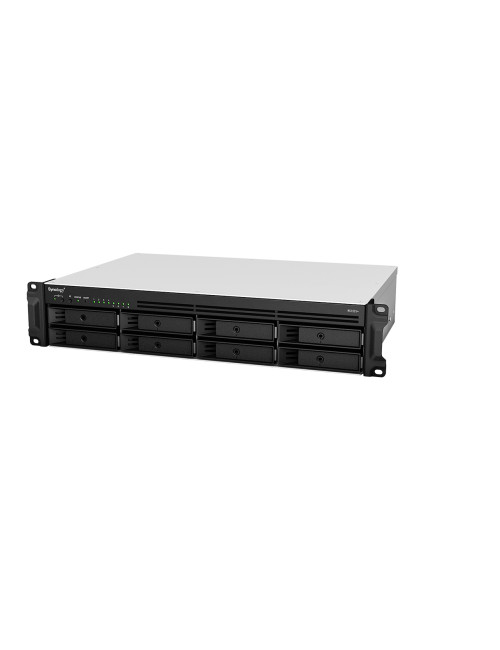 Synology Rack NAS RS1221+ Up to 8 HDD/SSD Hot-Swap, Ryzen V1500B Quad Core, Processor frequency 2.2 GHz, 4 GB, DDR4, RAID 0,1,5,