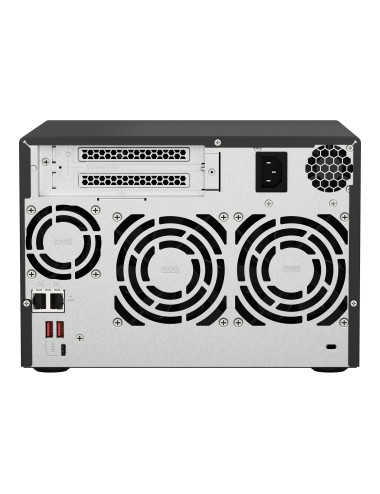 QNAP | 6-Bay QTS and QuTS hero NAS | TS-673A-8G | Up to 6 HDD/SSD Hot-Swap | AMD Ryzen | Ryzen V1500B Quad-Core | Processor freq