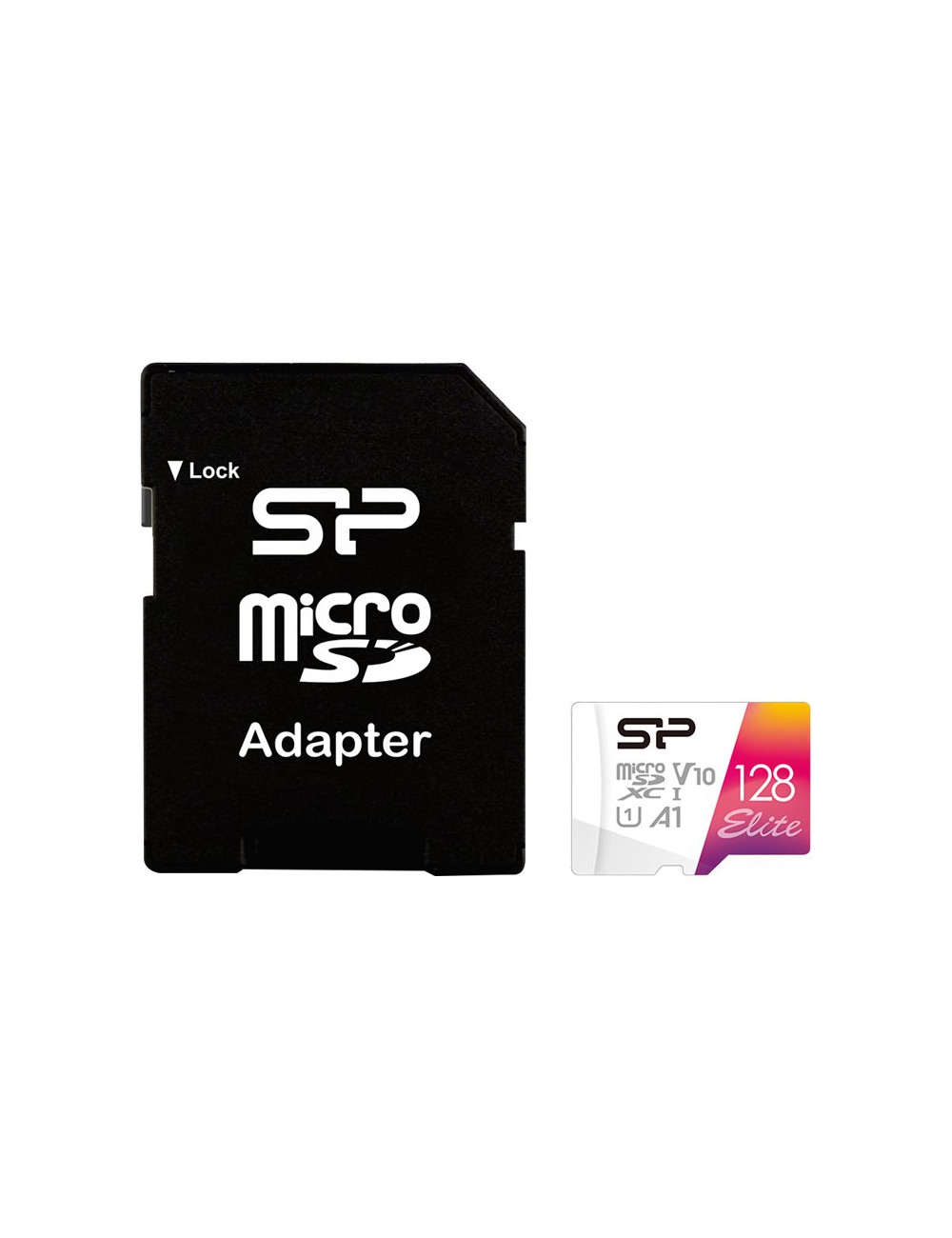 Silicon Power | microSDHC UHS-I Memory Card | Elite | 128 GB | microSDHC/SDXC | Flash memory class 10