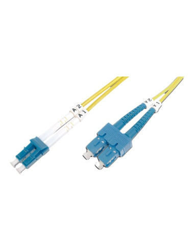 Digitus | Patch Cord | DK-2932-01 | Cable diameter 3 mm Cable type: I-VH 2E9/125 Fiber diameter: 09/125 Connector 1/2: LC/SM