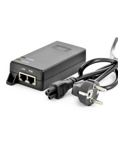 Digitus | Gigabit Ethernet PoE+ Injector | DN-95103-2 | 10/100/1000 Mbit/s | Ethernet LAN (RJ-45) ports 1xRJ-45 10/100/1000 Mbps