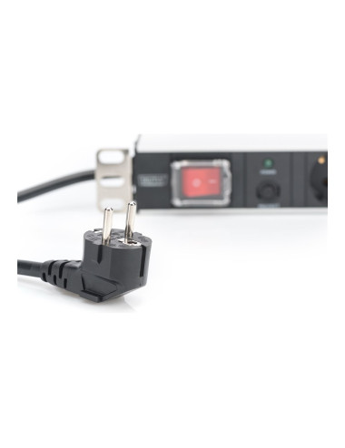 Digitus Aluminum outlet strip with overload protection | DN-95403 | Sockets quantity 7