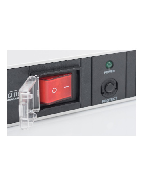 Digitus Aluminum outlet strip with overload protection | DN-95403 | Sockets quantity 7