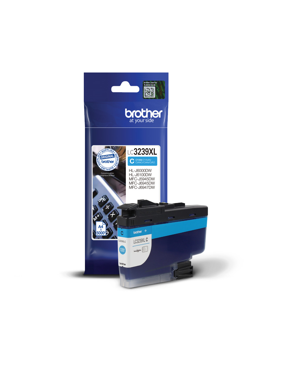 Brother High-yield Ink Cartridge | LC3239XLC | Ink | Cyan