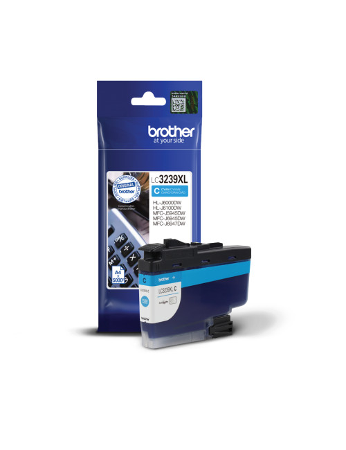 Brother High-yield Ink Cartridge | LC3239XLC | Ink | Cyan