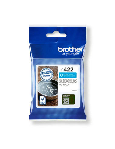Brother LC422C | Ink Cartridge | Cyan