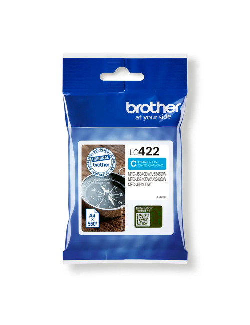 Brother LC422C | Ink Cartridge | Cyan
