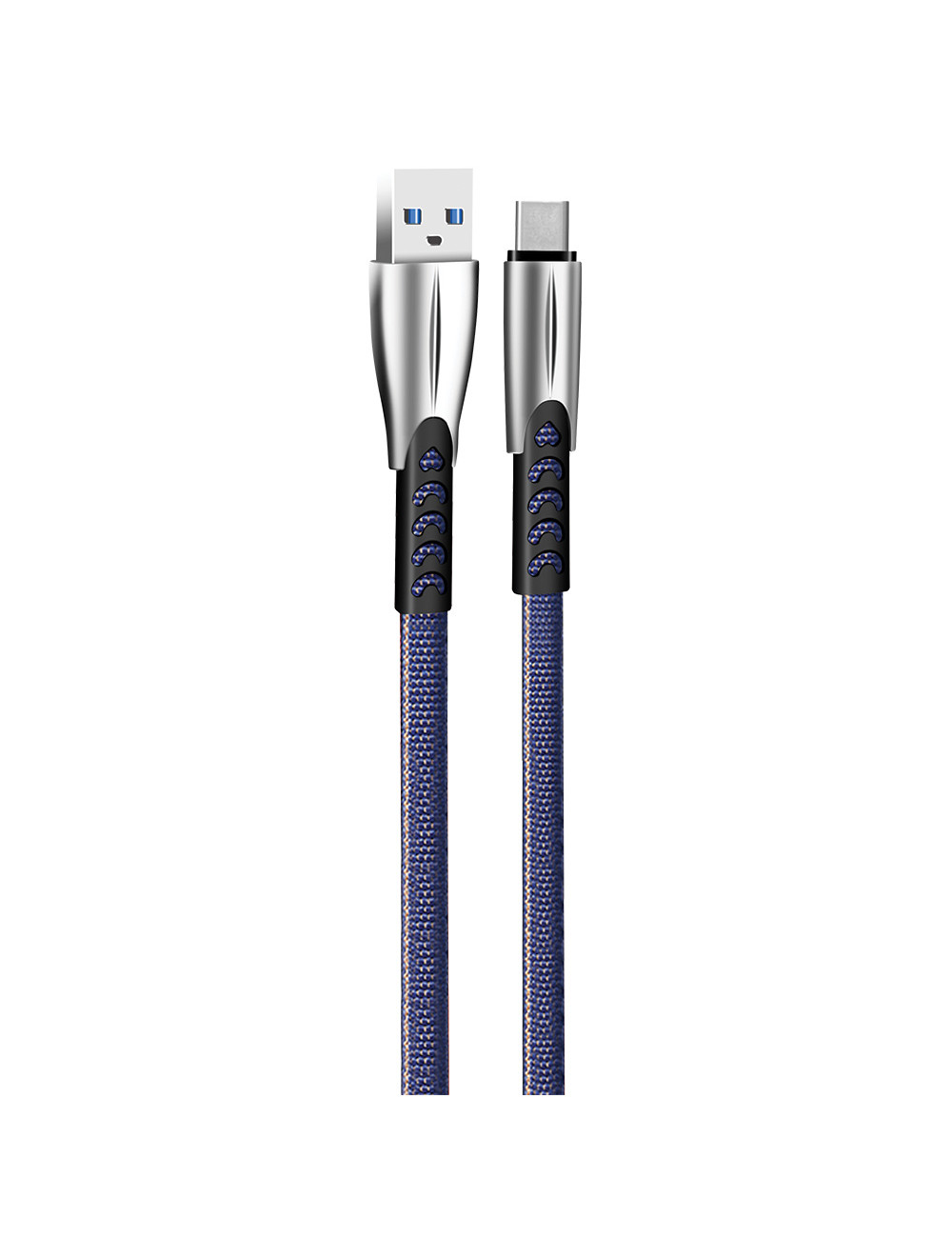 ColorWay Cable USB Type-C (Zinc Aalloy) 2.4А, 1m | CW-CBUC012-BL