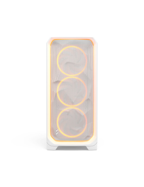 Fractal Design Meshify 3 | Ambience Pro RGB White TG Clear Tint | ATX | Power supply included No