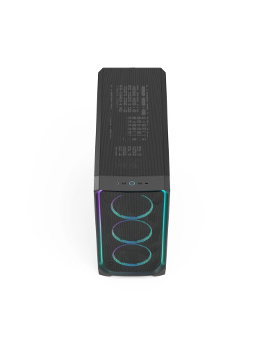 Fractal Design Meshify 3 XL | Ambience Pro RGB Black TG Light Tint | ATX | Power supply included No