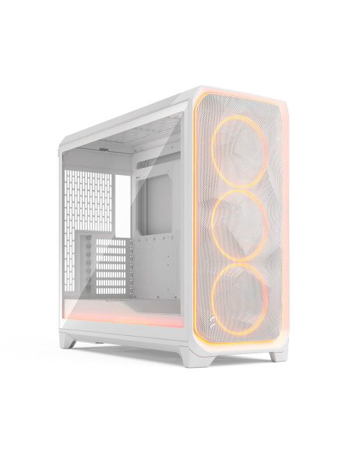 Fractal Design Meshify 3 XL | Ambience Pro RGB White TG Clear Tint | ATX | Power supply included No