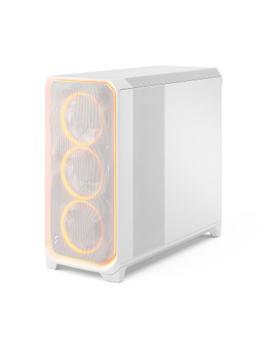 Fractal Design Meshify 3 XL | Ambience Pro RGB White TG Clear Tint | ATX | Power supply included No