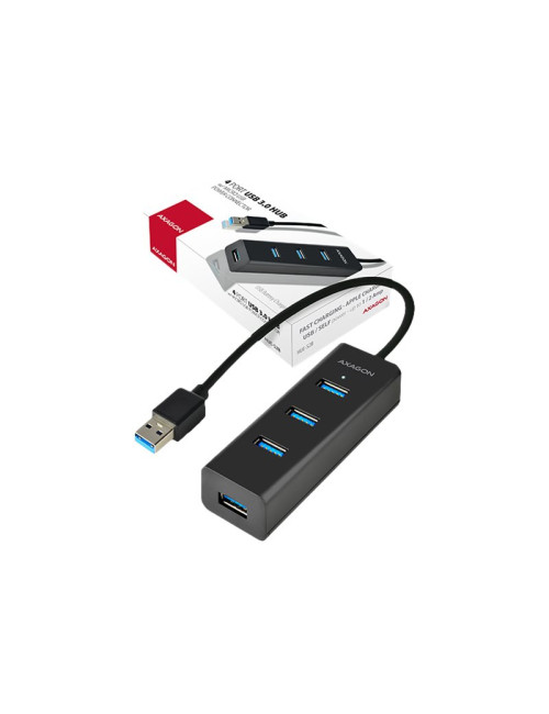 AXAGON Four-port USB 3.0 hub with fast charging and power support | HUE-S2B