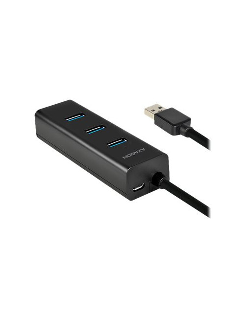 AXAGON Four-port USB 3.0 hub with fast charging and power support | HUE-S2B