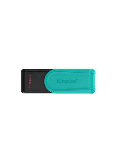 Kingston USB Flash Drive | DataTraveler Exodia S | 128 GB | USB 3.2 Gen 1 | Black/Turquoise