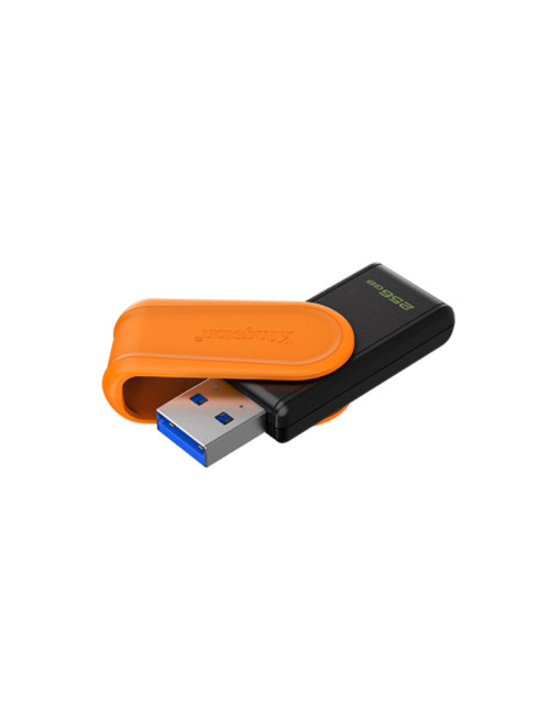 Kingston USB Flash Drive | DataTraveler Exodia S | 256 GB | USB 3.2 Gen 1 | Black/Orange