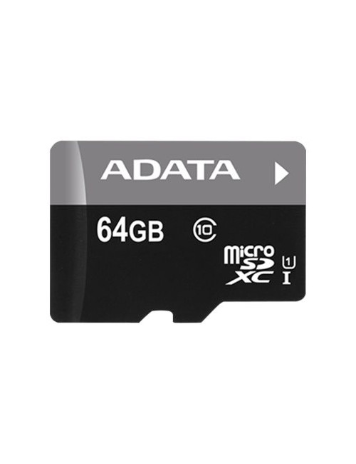 ADATA | Premier | UHS-I | 64 GB | MicroSDXC | Flash memory class 10 | Adapter