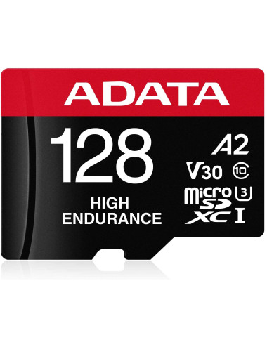 ADATA | AUSDX128GUI3V30SHA2-RA1 Memory Card | 128 GB | MicroSDXC | Flash memory class 10 | Adapter