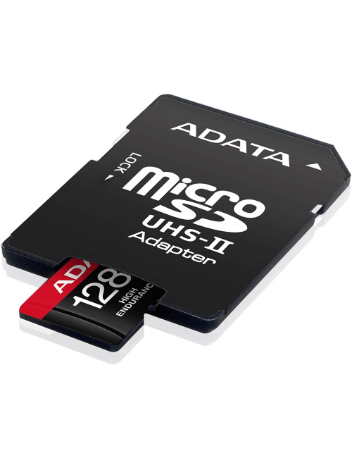 ADATA | AUSDX128GUI3V30SHA2-RA1 Memory Card | 128 GB | MicroSDXC | Flash memory class 10 | Adapter