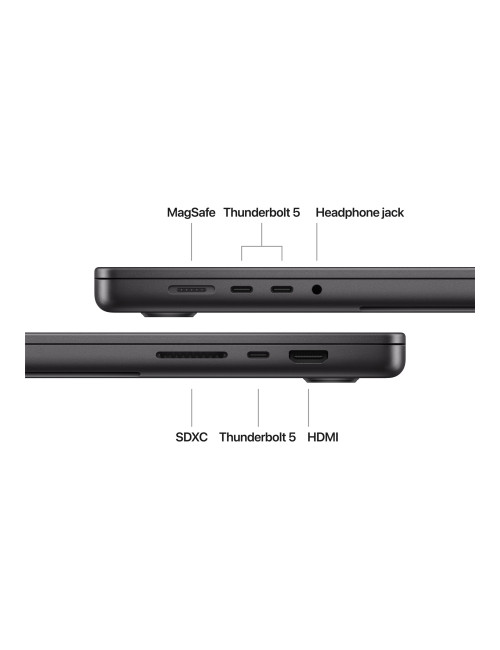 Apple MacBook | Pro | Space Black | 16 " | 3456 x 2234 pixels | Apple M4 Max | 36 GB | Solid-state drive capacity 1000 GB | Appl