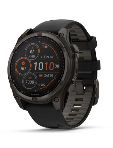 SMARTWATCH FENIX 8 SAPP. SOLAR/BLACK/GRAY 010-02906-11 GARMIN