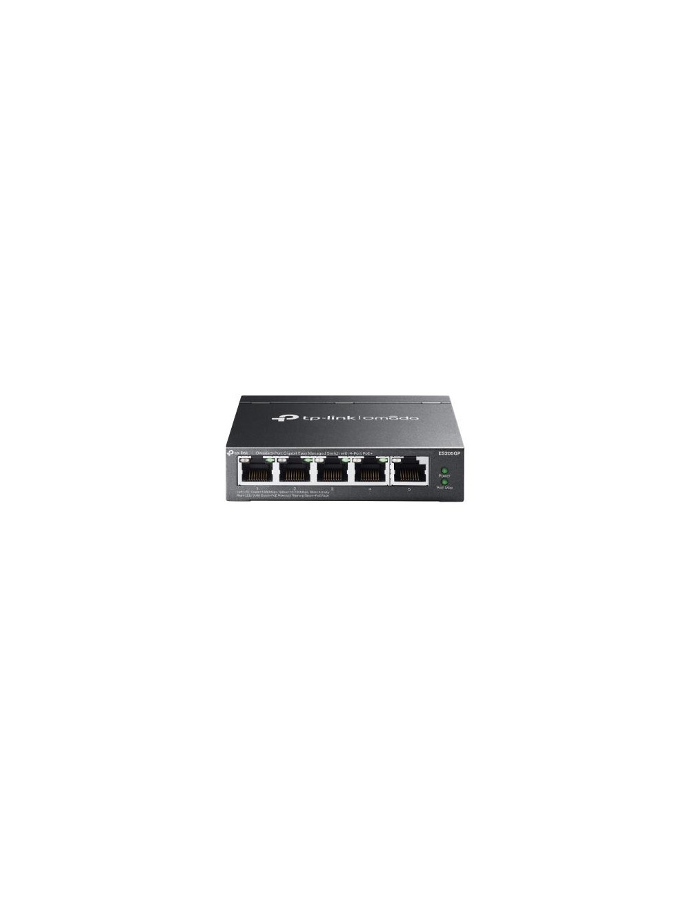 Switch|TP-LINK|Desktop/pedestal|5x10Base-T / 100Base-TX / 1000Base-T|PoE ports 4|ES205GP