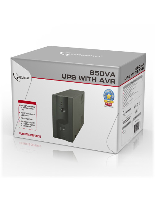 EnerGenie | UPS UPS-PC-652A with AVR | 650 VA | 220 V | 220 V