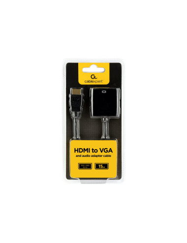 Cablexpert | HDMI to VGA and audio adapter cable